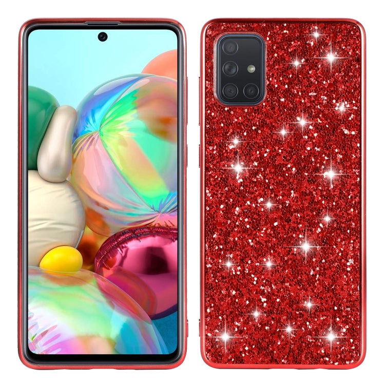 Glitter Powder Shockproof TPU Protective Case, For iPhone 12 / 12 Pro, For iPhone 12 mini, For iPhone 12 Pro Max, For Samsung Galaxy A71 5G