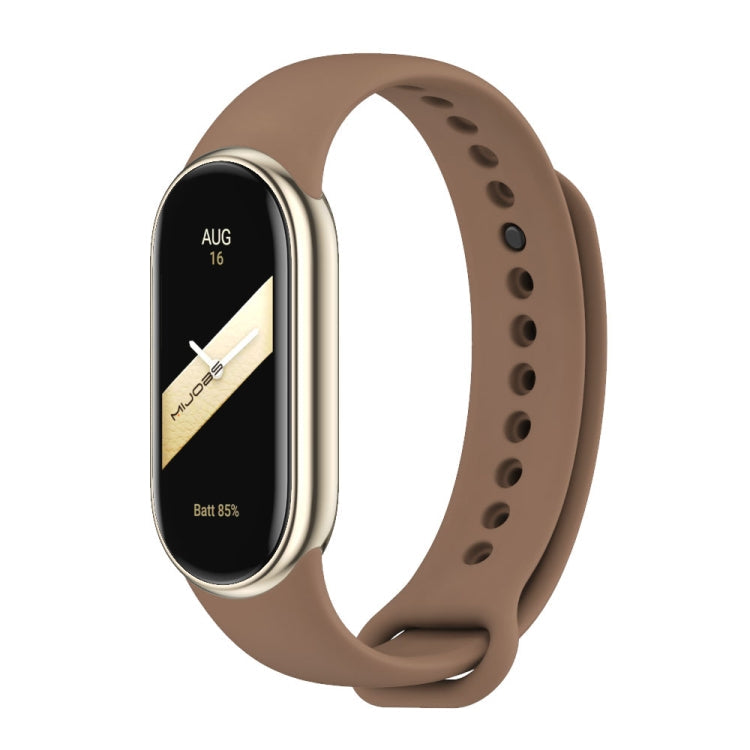 MIJOBS Metal Buckle Solid Color Silicone Watch Band, For Xiaomi Smart Band 9 / 8