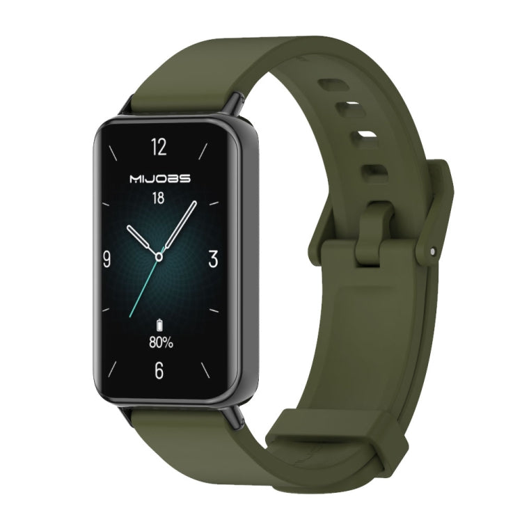 MIJOBS Solid Color Silicone Watch Band, For Honor Band 10 / 9