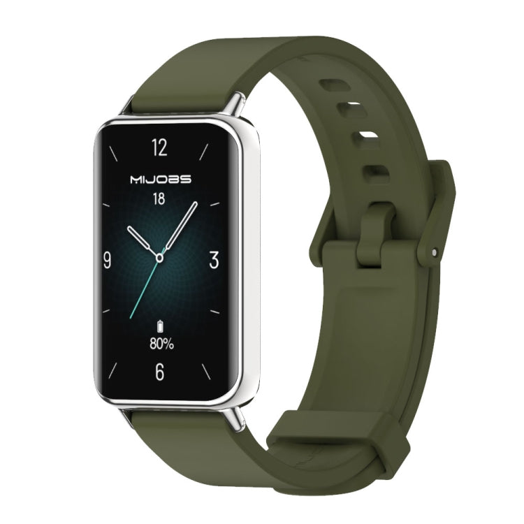 MIJOBS Solid Color Silicone Watch Band, For Honor Band 10 / 9