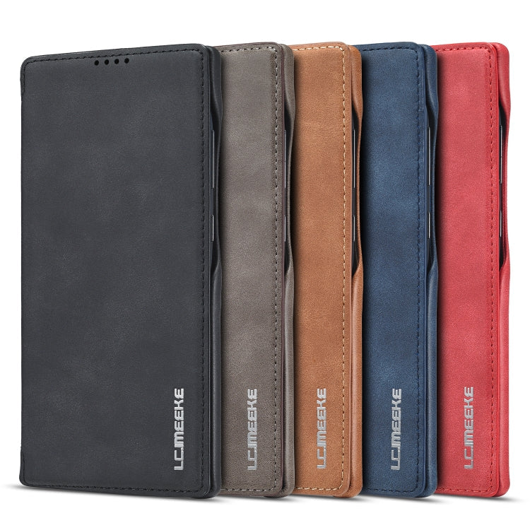 LC.IMEEKE Hon Ancient Series Horizontal Flip Leather Case with Holder & Card Slot, For Samsung Galaxy Note20 Ultra