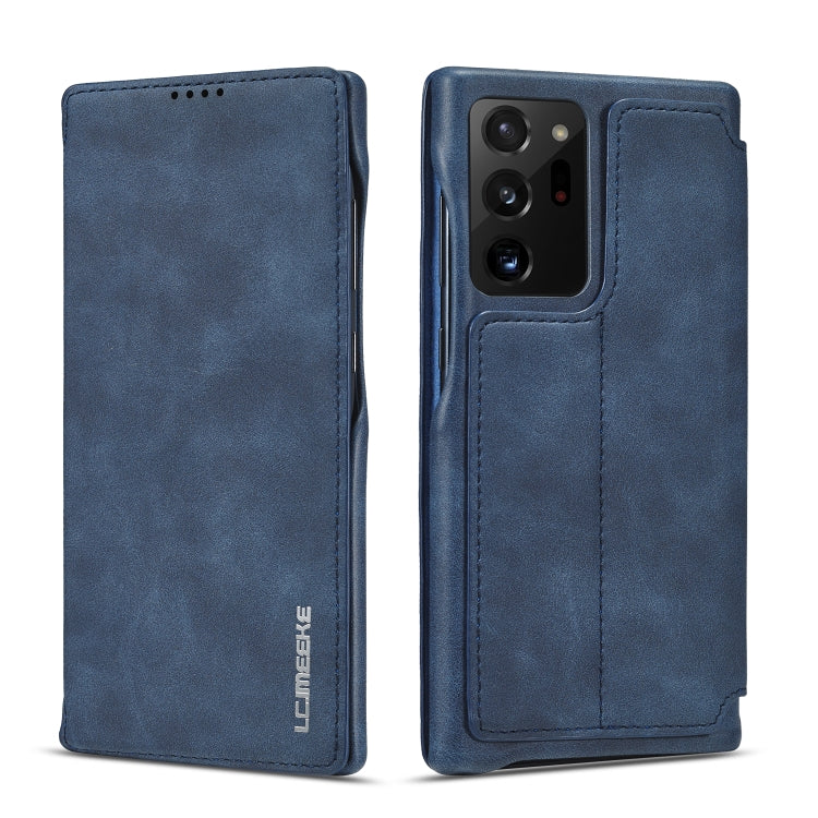LC.IMEEKE Hon Ancient Series Horizontal Flip Leather Case with Holder & Card Slot, For Samsung Galaxy Note20 Ultra