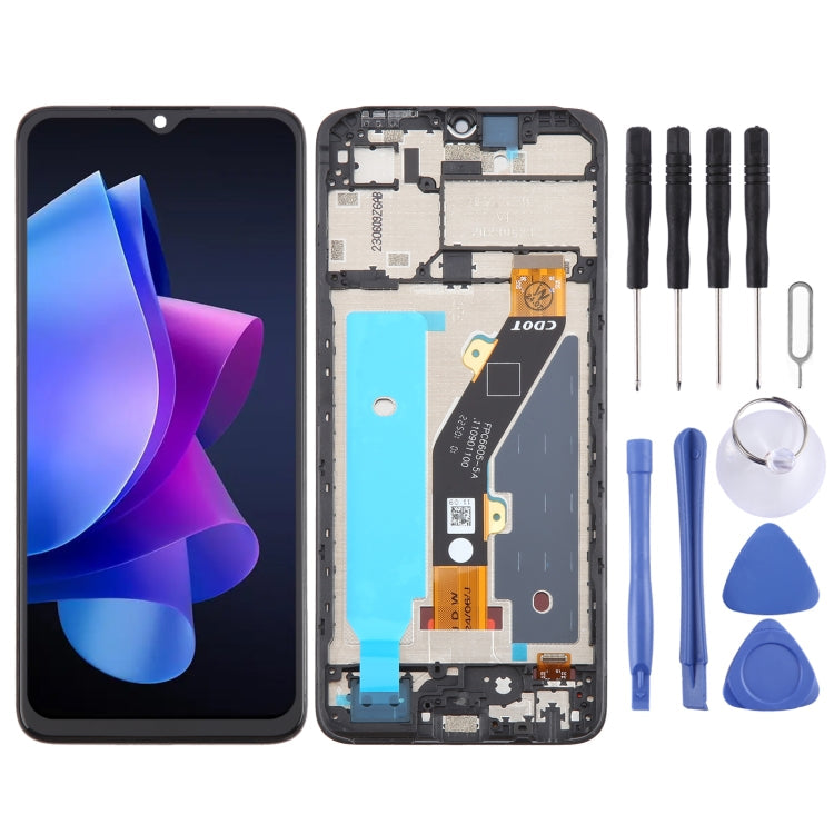 OEM LCD Screen Digitizer Full Assembly With Frame, For Tecno Spark 20 Pro 4G KJ6, For Tecno Spark 20C BG7n, For Tecno Camon 20 Pro CK7n, For Tecno Spark 10C KI5k, For Tecno Spark 10 KI5q, For Tecno Spark Go 2023 BF7n, For Tecno Spark 10 Pro KI7        ...