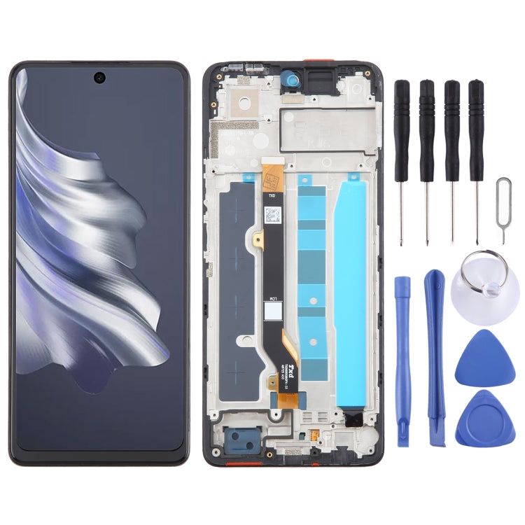 OEM LCD Screen Digitizer Full Assembly With Frame, For Tecno Spark 20 Pro 4G KJ6, For Tecno Spark 20C BG7n, For Tecno Camon 20 Pro CK7n, For Tecno Spark 10C KI5k, For Tecno Spark 10 KI5q, For Tecno Spark Go 2023 BF7n, For Tecno Spark 10 Pro KI7        ...