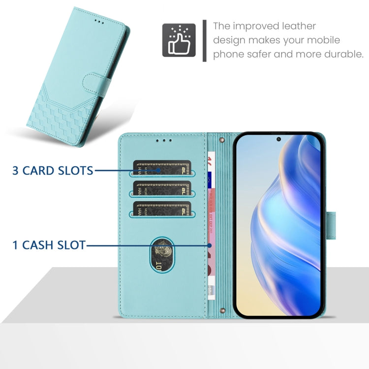 Honeycomb Embossing RFID Leather Phone Case, For iPhone XR, For iPhone XS Max, For iPhone 8 Plus / 7 Plus