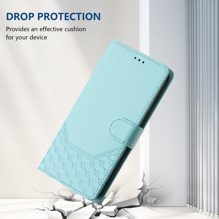 Honeycomb Embossing RFID Leather Phone Case, For iPhone XR, For iPhone XS Max, For iPhone 8 Plus / 7 Plus