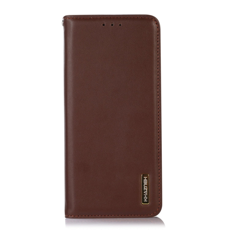 KHAZNEH Nappa Top Layer Cowhide Leather Phone Case, For Redmi Note 14 5G, For Redmi Note 14 Pro 5G, For Redmi 14C 4G