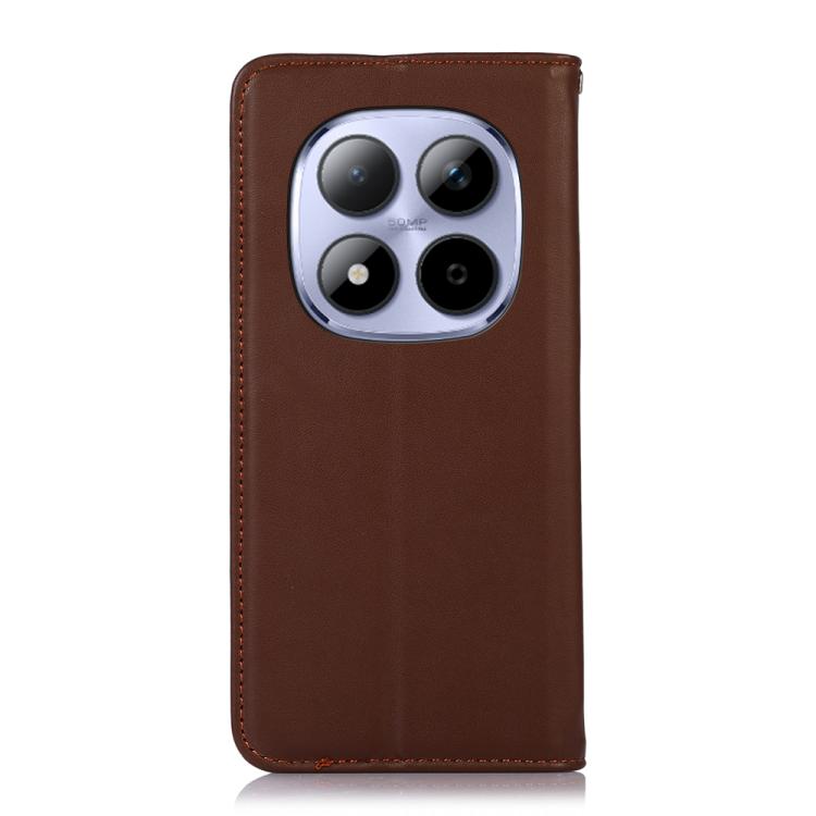 KHAZNEH Nappa Top Layer Cowhide Leather Phone Case, For Redmi Note 15 Pro 4G Global 163.2mm, For Redmi K90/Poco F8 Pro, For Redmi Note 15 Pro 5G Global 163.6mm, For Redmi 13X, For Redmi Note 14S 4G, For Redmi Turbo 4 Pro