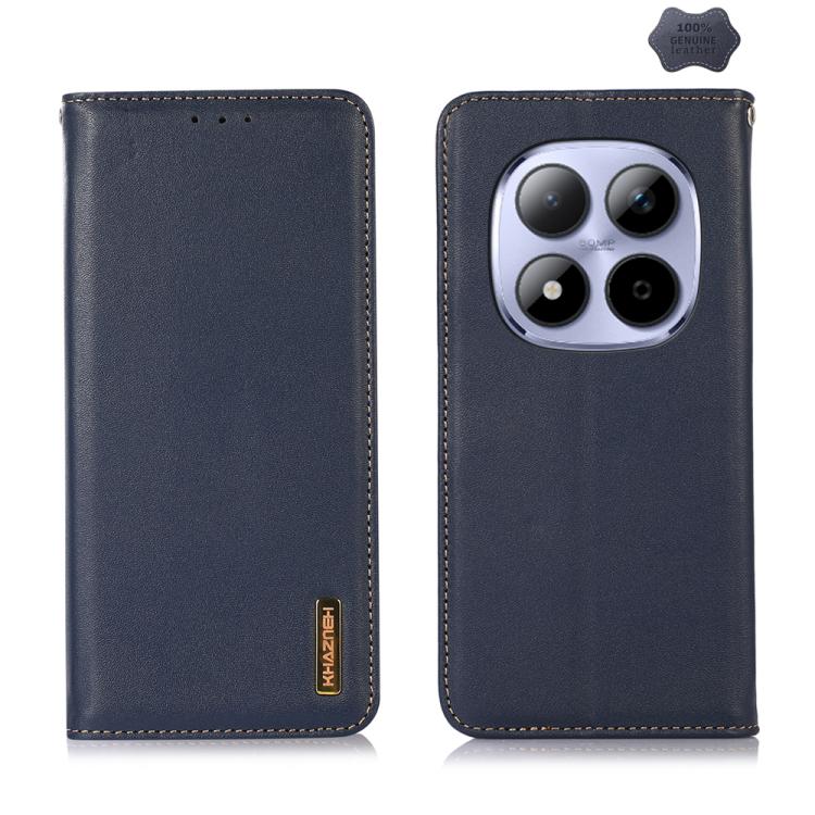KHAZNEH Nappa Top Layer Cowhide Leather Phone Case, For Redmi Note 15 Pro 4G Global 163.2mm, For Redmi K90/Poco F8 Pro, For Redmi Note 15 Pro 5G Global 163.6mm, For Redmi 13X, For Redmi Note 14S 4G, For Redmi Turbo 4 Pro