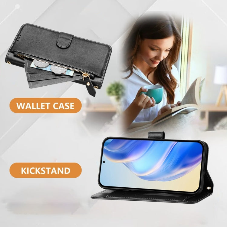 Multi-Card Slots Zipper Wallet Leather Phone Case, For iPhone XR, For iPhone XS Max, For iPhone 8 Plus / 7 Plus