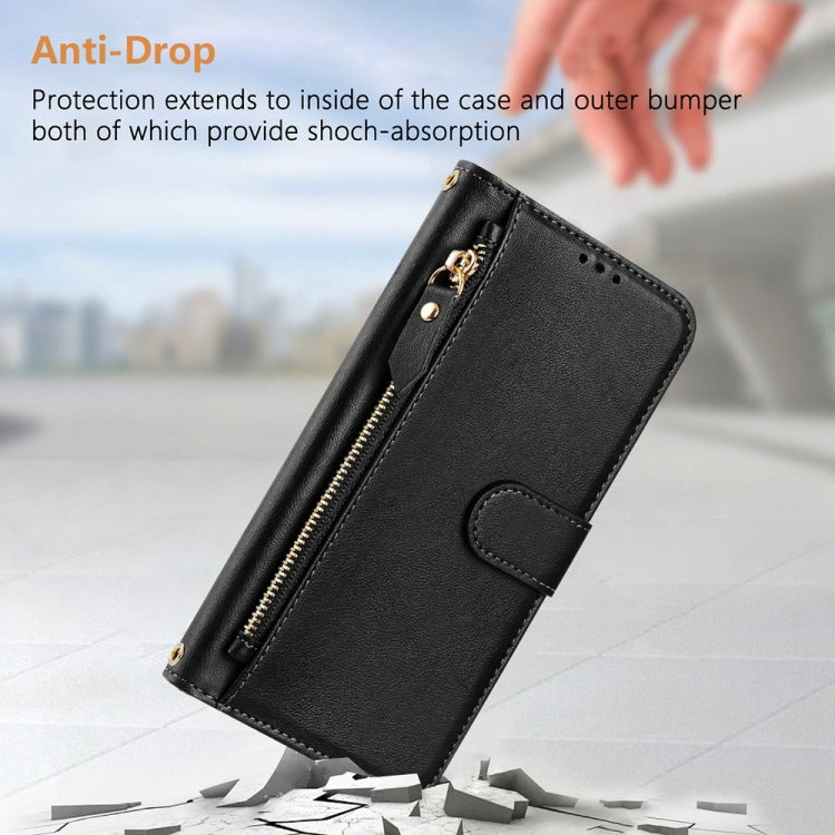 Multi-Card Slots Zipper Wallet Leather Phone Case, For iPhone XR, For iPhone XS Max, For iPhone 8 Plus / 7 Plus