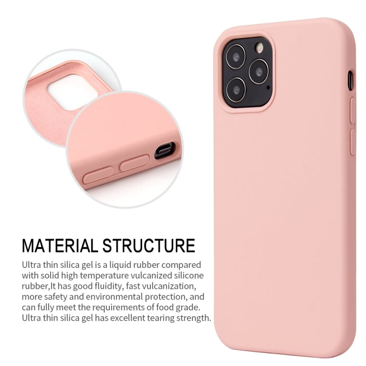 Solid Color Liquid Silicone Shockproof Protective Case, For iPhone 12 mini
