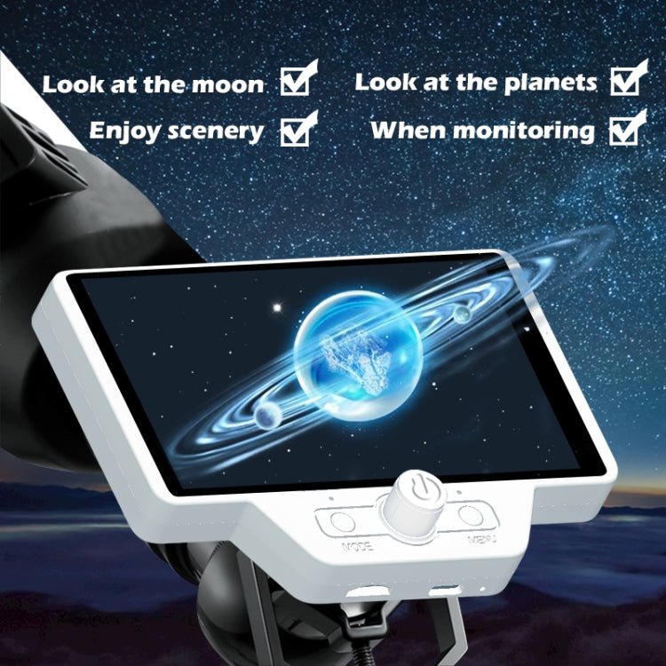 S1 5 inch 2K IPS Screen Astronomical Telescope Digital Electronic Eyepiece, S1