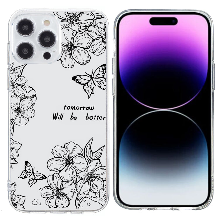 Colorful Painting Pattern TPU Phone Case, For iPhone 14 Pro, For iPhone 14 Pro Max