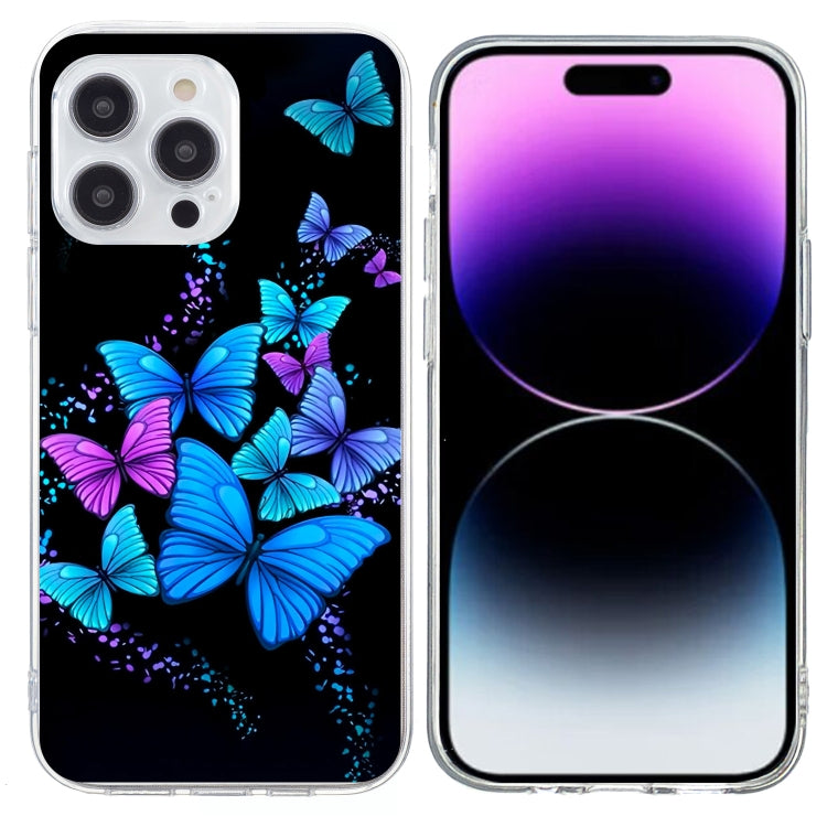 Colorful Painting Pattern TPU Phone Case, For iPhone 14 Pro, For iPhone 14 Pro Max