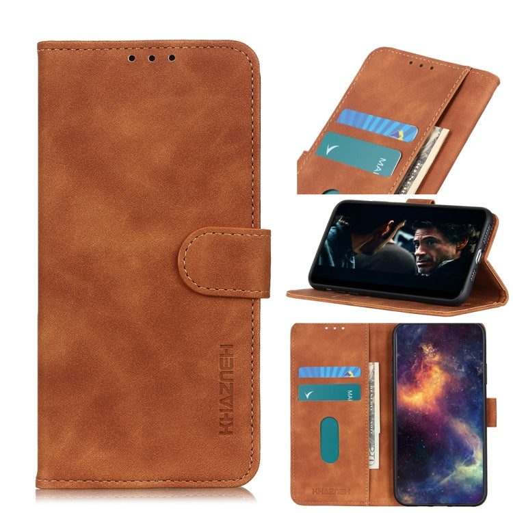 KHAZNEH Retro Texture PU + TPU Horizontal Flip Leather Case with Holder & Card Slots & Wallet, For Samsung Galaxy S20 FE 5G / S20 Fan Edition / S20 Lite