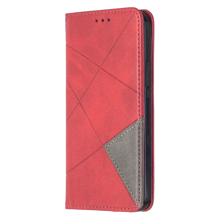 Rhombus Texture Horizontal Flip Magnetic Leather Case with Holder & Card Slots, For Xiaomi Redmi 9A, For Xiaomi Redmi 9C, For iPhone 12 mini, For iPhone 12 / 12 Pro