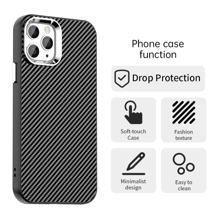Carbon Fiber Series IMD Phone Case, For iPhone 11 Pro Max, For iPhone 11, For iPhone 11 Pro