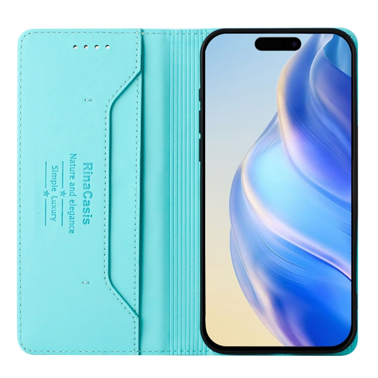 RC01 Dual-Folded Magnetic Suction RFID Leather Phone Case, For iPhone 12 / 12 Pro, For iPhone 12 Pro Max, For iPhone 12 mini
