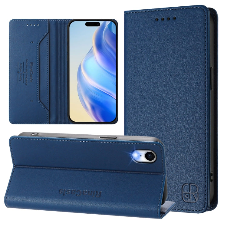 RC01 Dual-Folded Magnetic Suction RFID Leather Phone Case, For iPhone X / XS, For iPhone XR, For iPhone XS Max