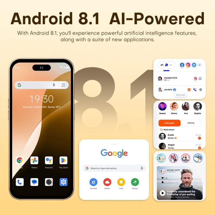 U218 / i16 Pro Max, 1GB+16GB, 6.6 inch Android 8.1 MTK6580A Quad Core, OTG, Network: 3G, Dual SIM, AU Plug
