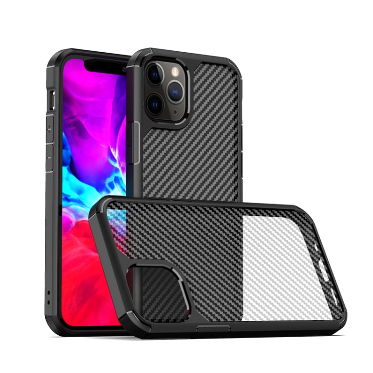 iPAKY Pioneer Series Carbon Fiber Texture Shockproof TPU + PC Case, For iPhone 8 Plus / 7 Plus, For iPhone 11 Pro, For iPhone 12 Pro Max