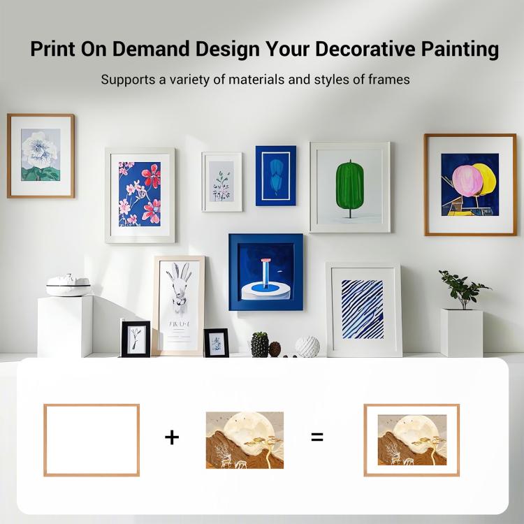 Scenery Decorative Painting with Aluminum Alloy Frame Print On Your Demand, 15x20cm, 20x20cm, 30x30cm, 40x40cm, 50x50cm, 60x60cm, 70x70cm, 80x80cm, 90x90cm