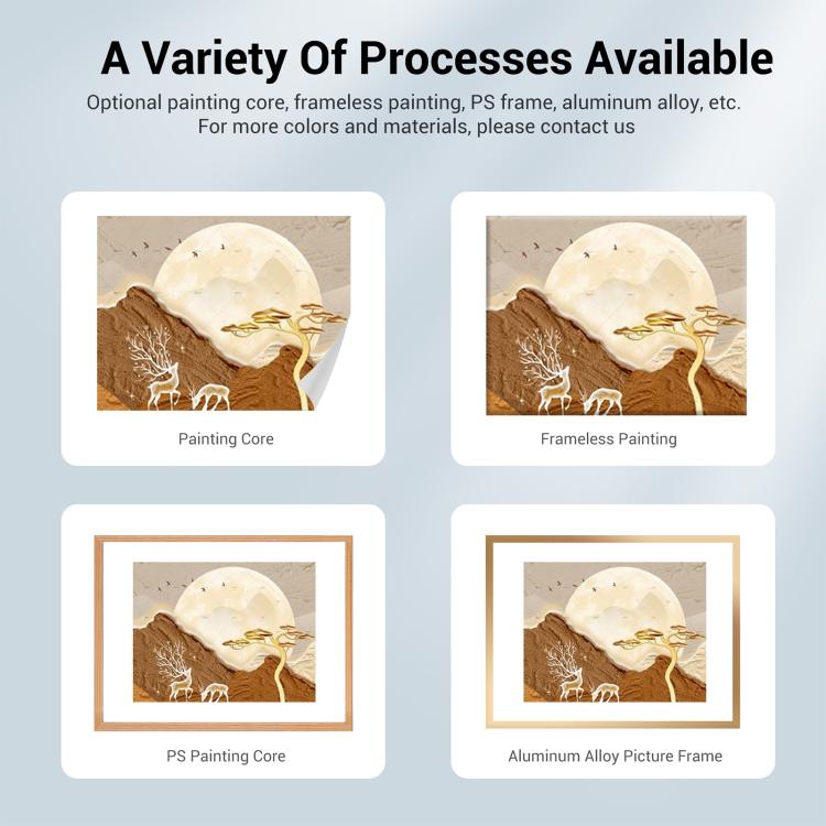 Castle Decorative Painting with Aluminum Alloy Frame Print On Your Demand, 15x20cm, 20x20cm, 30x30cm, 40x40cm, 50x50cm, 60x60cm, 70x70cm, 80x80cm, 90x90cm