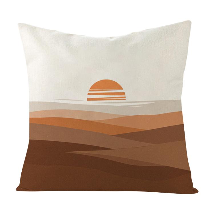 Sunset Printed Sofa Pillow Case No Core Print On Your Demand, 35x35cm, 40x40cm, 45x45cm