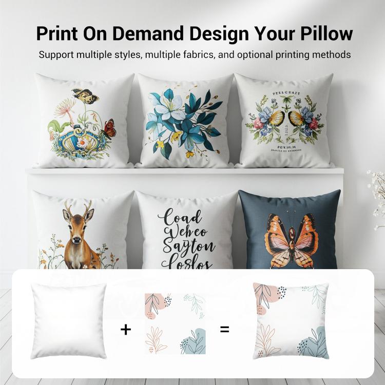 Sunset Printed Sofa Pillow With Core Print On Your Demand, 50x50cm, 60x60cm