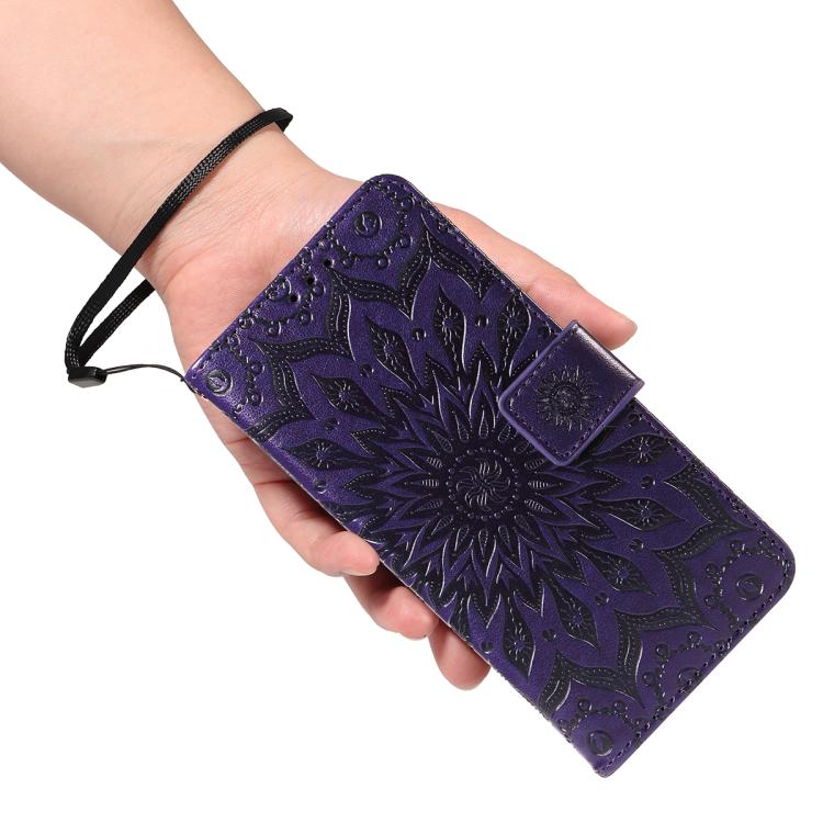 Embossed Sunflower Pattern Flip Leather Phone Case, For vivo V60 Lite 4G, For vivo Y31 5G 2025 / Y21D, For vivo Y400 5G