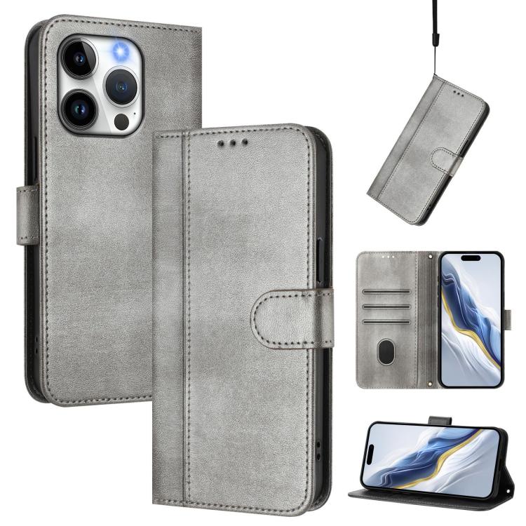 Line Splicing Buckle Retro Leather Phone Case, For iPhone 14 Pro, For iPhone 14 Pro Max, For iPhone 7 / 8 / SE 2022