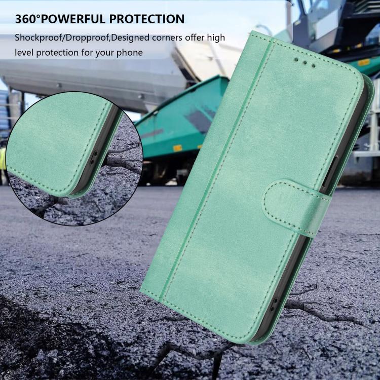 Line Splicing Buckle Retro Leather Phone Case, For iPhone 12 / 12 Pro, For iPhone 12 Pro Max, For iPhone 12 mini