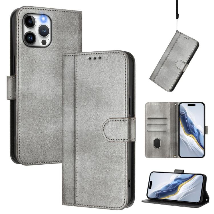 Line Splicing Buckle Retro Leather Phone Case, For iPhone 12 / 12 Pro, For iPhone 12 Pro Max, For iPhone 12 mini
