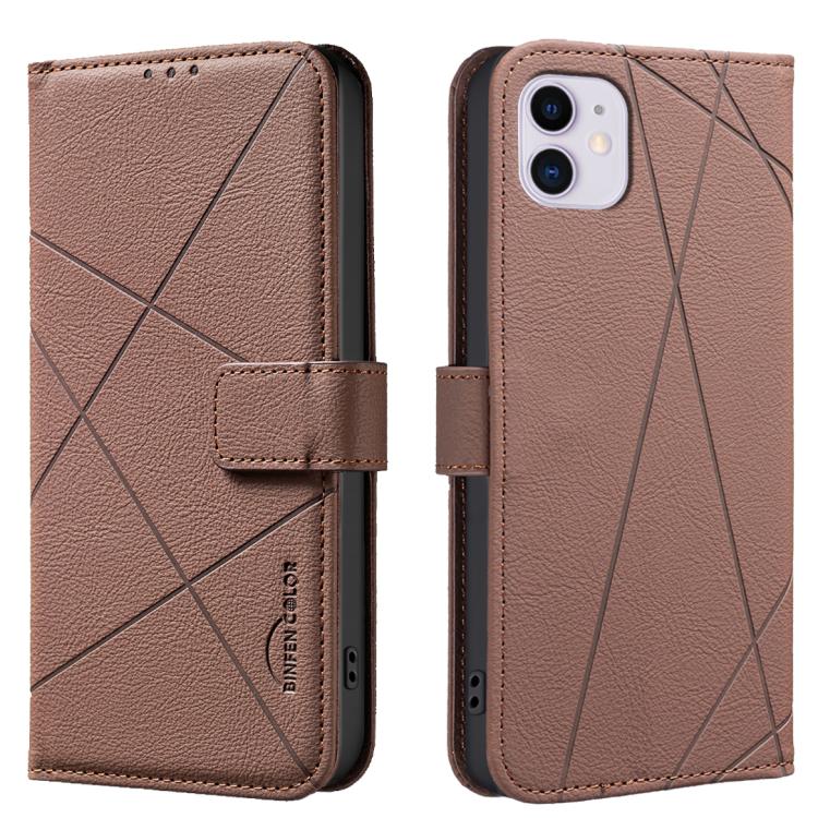 Geometric Pattern RFID Leather Phone Case, For iPhone 6 / 7 / 8 / SE, For iPhone 13 Pro Max, For iPhone 13 Pro, For iPhone 12 / 12 Pro