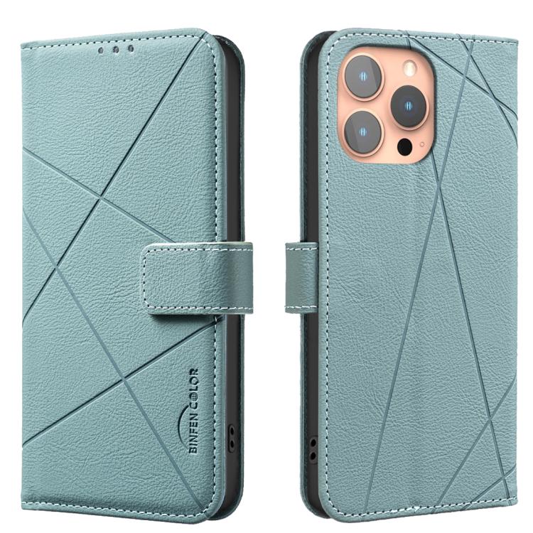 Geometric Pattern RFID Leather Phone Case, For iPhone 6 / 7 / 8 / SE, For iPhone 13 Pro Max, For iPhone 13 Pro, For iPhone 12 / 12 Pro