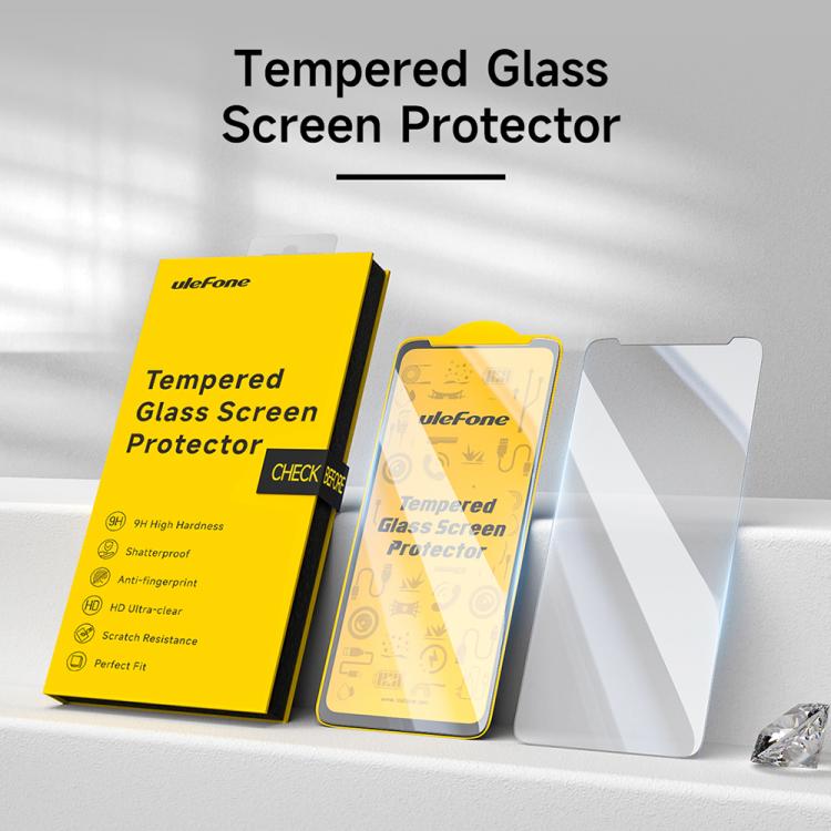 2pcs / Pack Ulefone 9H HD Anti Fingerprint Tempered Glass Screen Protector, For Ulefone Armor X12 Pro, For Ulefone Armor 21