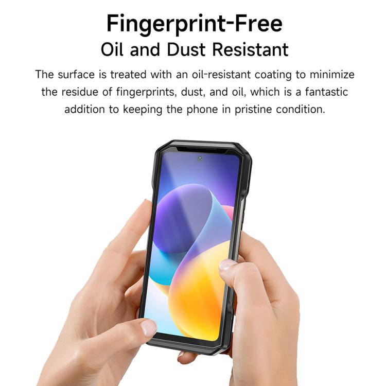 2pcs / Pack Ulefone 9H HD Anti Fingerprint Tempered Glass Screen Protector, For Ulefone Armor X12 Pro, For Ulefone Armor 21
