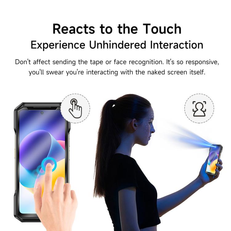 2pcs / Pack Ulefone 9H HD Anti Fingerprint Tempered Glass Screen Protector, For Ulefone Armor X12 Pro, For Ulefone Armor 21