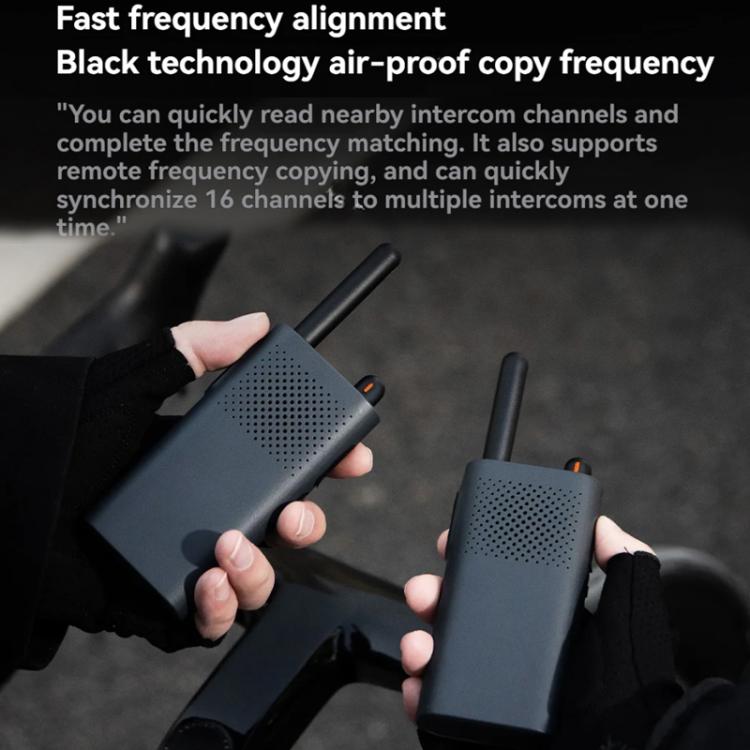 Original Xiaomi Walkie Talkie 3 Chat Version Support 1-5km Intercom Distance, APP Writing Frequency, Walkie Talkie 3 Chat Version