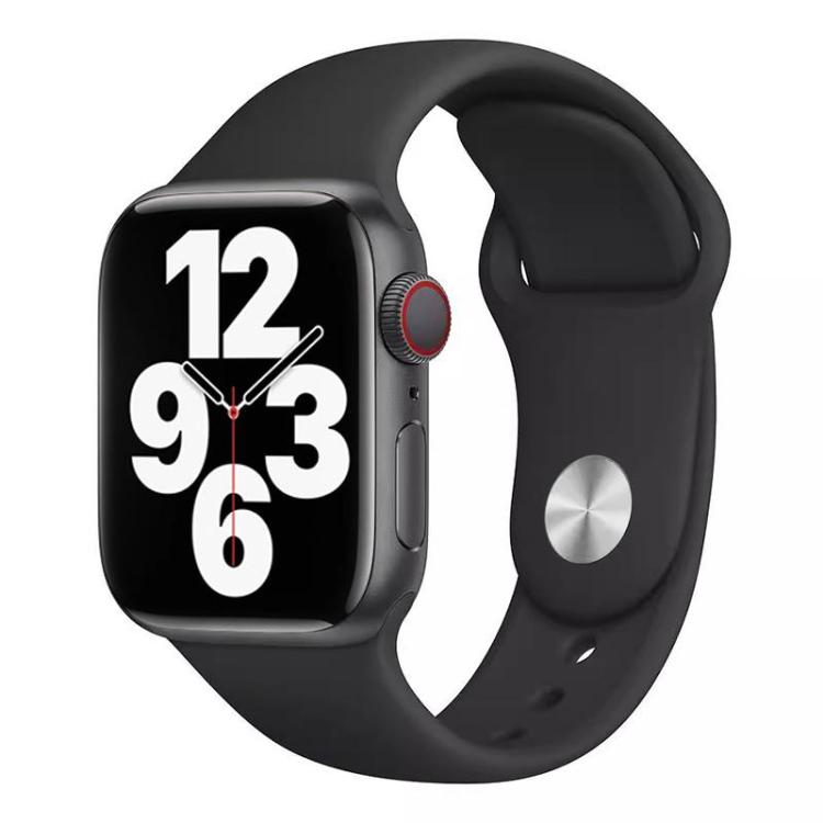 xDfind Solid Color Silicone Sports Watch Band, For Apple Watch 46mm / 49mm / 45mm / 44mm, For Apple Watch 42mm / 41mm / 40mm / 38mm