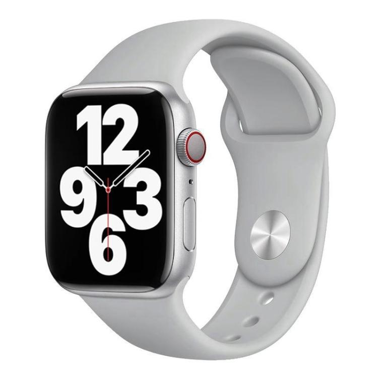 xDfind Solid Color Silicone Sports Watch Band, For Apple Watch 46mm / 49mm / 45mm / 44mm, For Apple Watch 42mm / 41mm / 40mm / 38mm