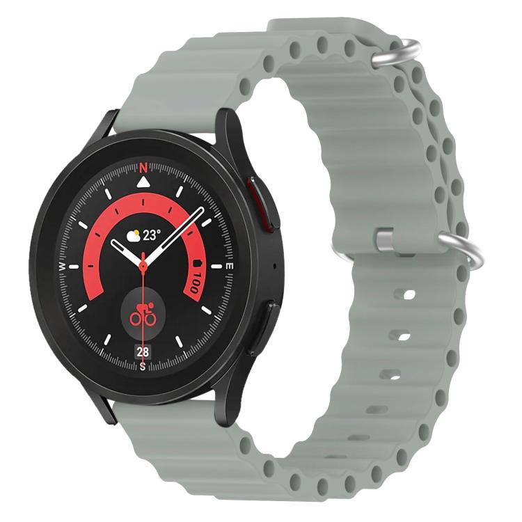 xDfind Ocean Style Silicone Solid Color Watch Band, 20mm, 22mm