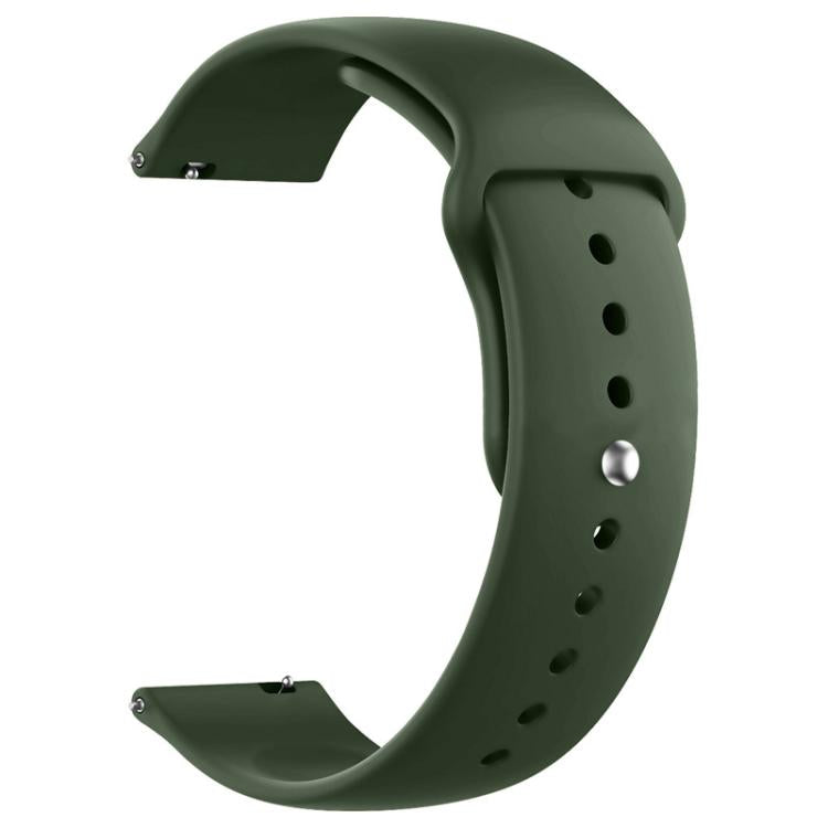 xDfind Pure Color Silicone Watch Band, 20mm, 22mm