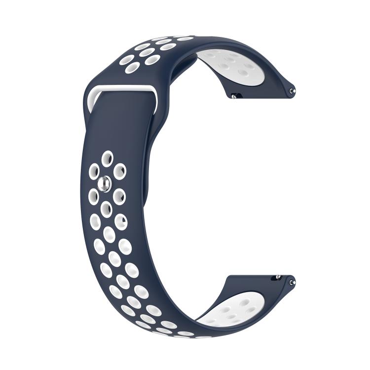 xDfind Two-color Silicone Watch Band, 20mm, 22mm