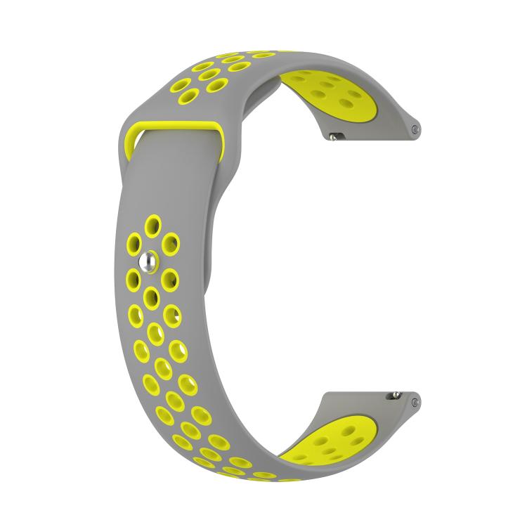 xDfind Two-color Silicone Watch Band, 20mm, 22mm