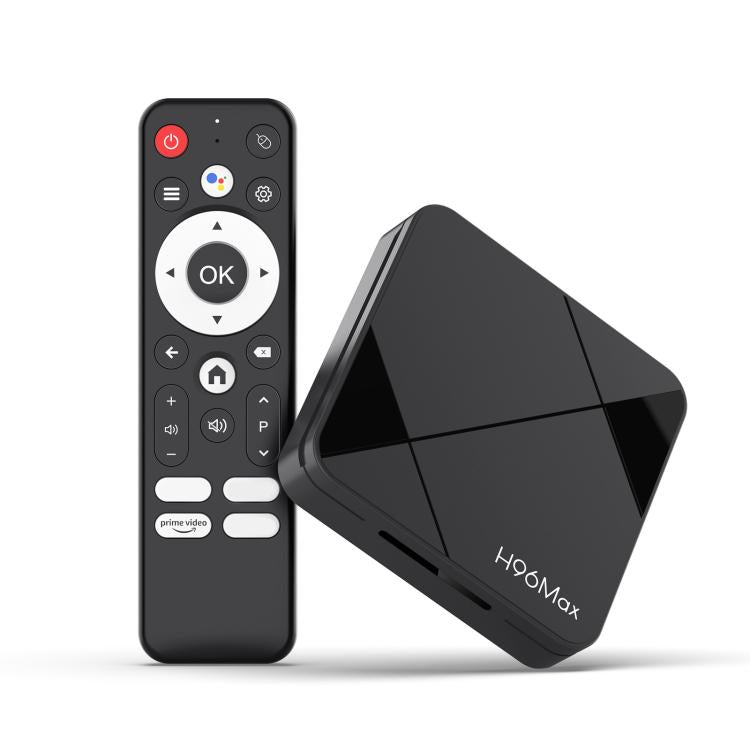 H96Max 4K UHD Android 14 Smart TV Box with Remote Control, RK3518 Quad-Core, 2GB+8GB, 2GB+16GB
