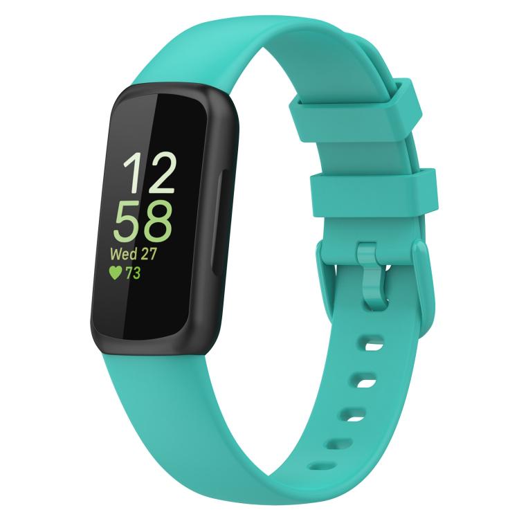 For Fitbit Inspire 3 xDfind Solid Color Silicone Watch Band, S, L