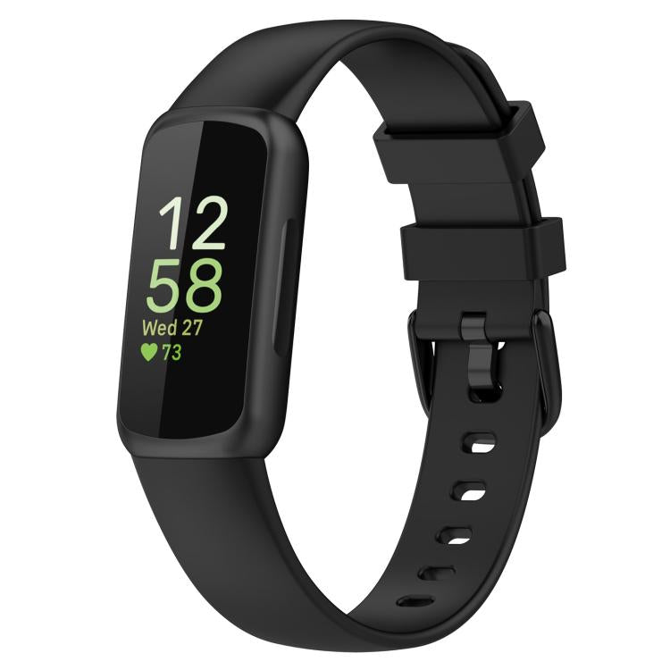 For Fitbit Inspire 3 xDfind Solid Color Silicone Watch Band, S, L
