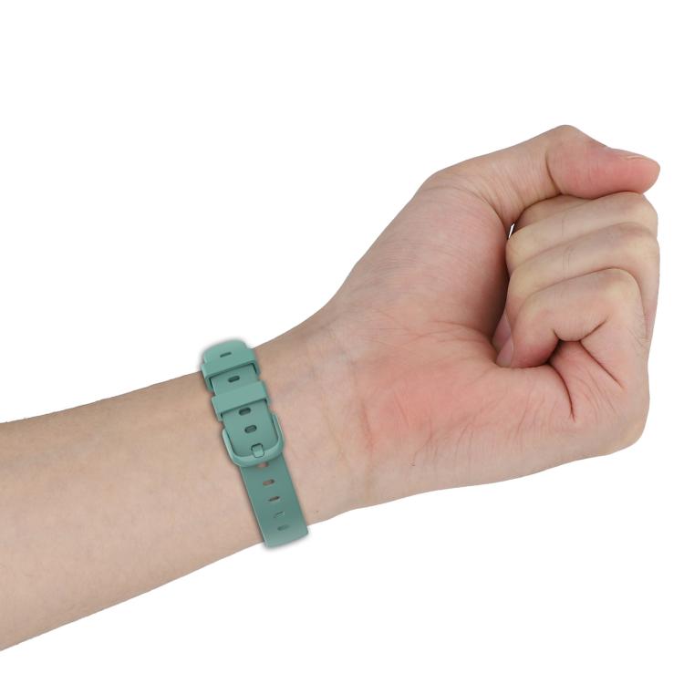 For Fitbit Inspire 3 xDfind Solid Color Silicone Watch Band, S, L